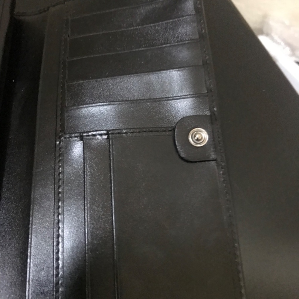 Authentic Fendi Zucca Black Wallet NWOT - Picture 7 of 11